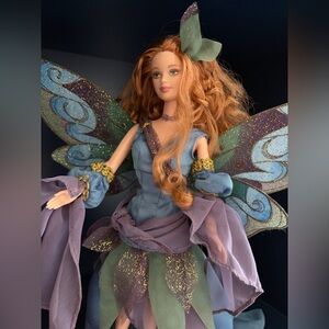 Mattel Barbie Collectibles : Fairy Of The Forest 🌳 🧚‍♀️ red hair doll 1999 Y2K
